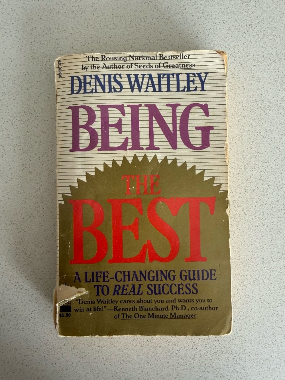 Denis Waitley Being the Best Paperback Self-Help Book